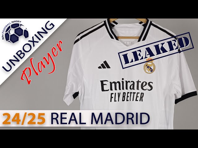 Real Madrid Home Jersey 24/25 Leaked (MessiOK) Player Version Unboxing Review