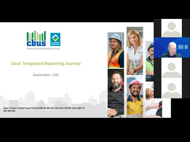 IIRC Business Network webinar: Cbus case study