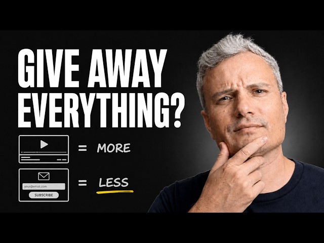 Should You Give Away MORE in Your Content and LESS in Your Lead Magnet?
