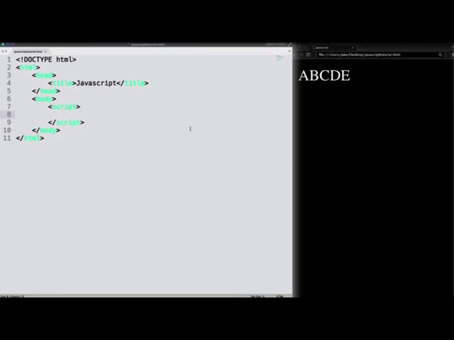 JavaScript Fast Learning Tutorial