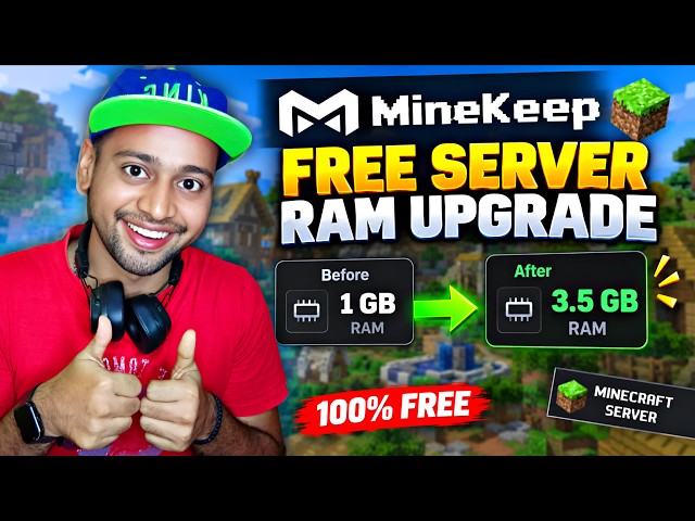 How to Get 3.5GB RAM FREE on MineKeep Minecraft Server!