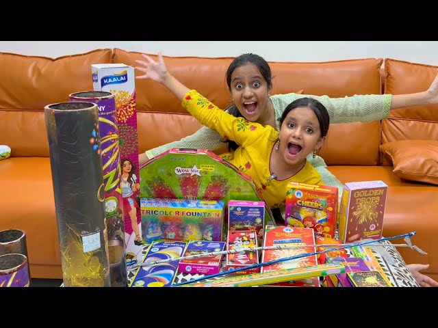 Burning CRACKERS and Diwali Vlog with Rhythm Veronica