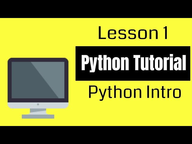 Python Tutorial Lesson 1 Python Intro (Coder Kid)