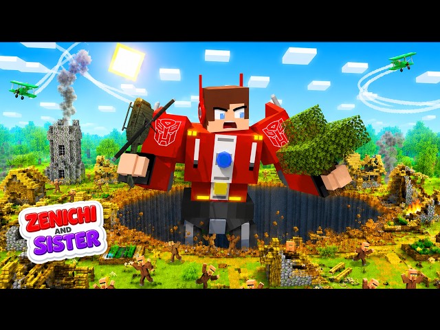 Did the Giant Get Angry? - JJ x Sister Story - Minecraft Animation