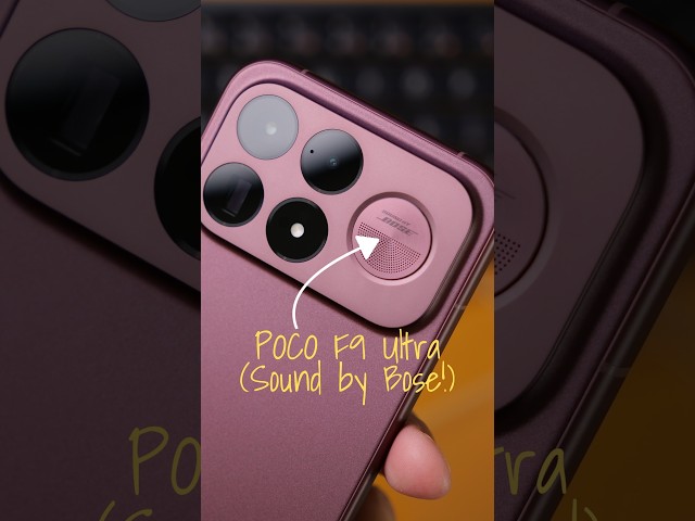 Powerful sound, powerful phone! POCO F9 Ultra @POCOGlobal