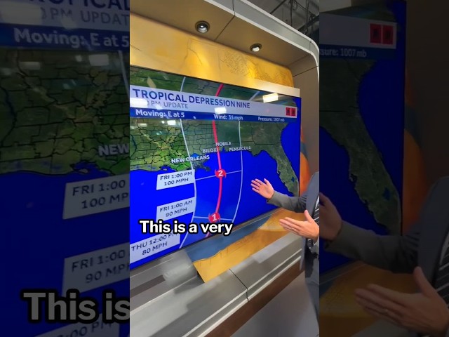Who will see impacts from Tropical Depression 9? It could be the difference of 60 miles