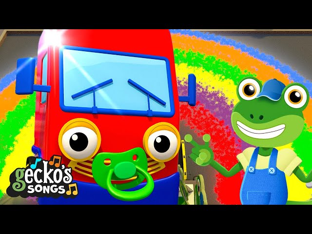 Learn Colors with Baby Truck & Gecko | Gecko's Songs 🎶 | Cartoons For Kids | Toddler Fun Learning