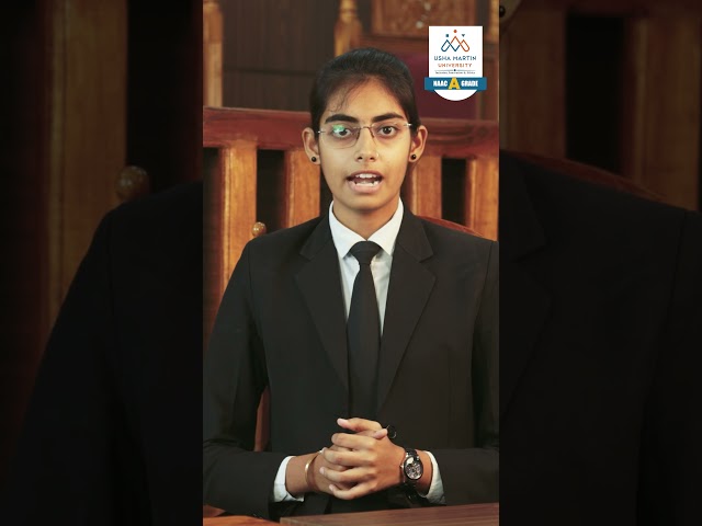 Manshi Raja (BBA-LLB) Reviews | Student Testimonials | Usha Martin University, Ranchi, Jharkhand