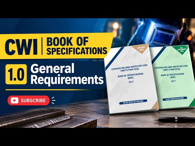 AWS CWI | Book of Specifications |  1.0 General Requirements