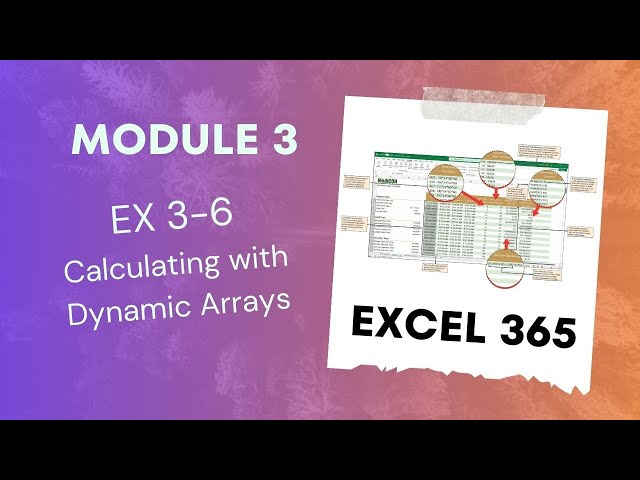 EX 3 6 Calculating with Dynamic Arrays