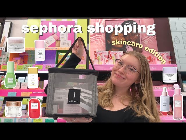 SKINCARE SHOPPING AT SEPHORA | new skincare must haves + HUGE HAUL