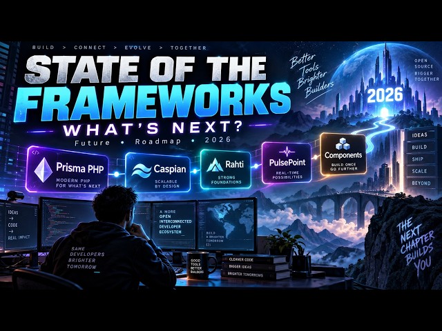 🚀 The Future of Prisma PHP, Caspian, Rahti & PulsePoint | State of the Frameworks 2026