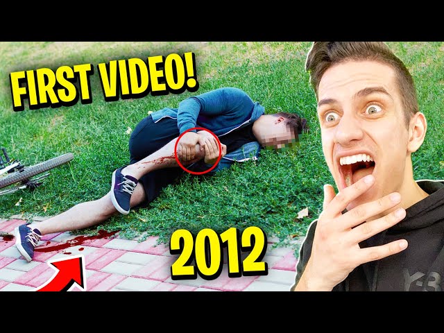 REACTING TO MY FIRST VIDEO! *MooseCraft Cringe*