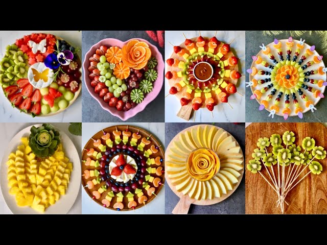 8 Creative Fruit Platters Easy Tutorials | Fruit & Cheese Boards Ideas Perfect for Any Occasion!
