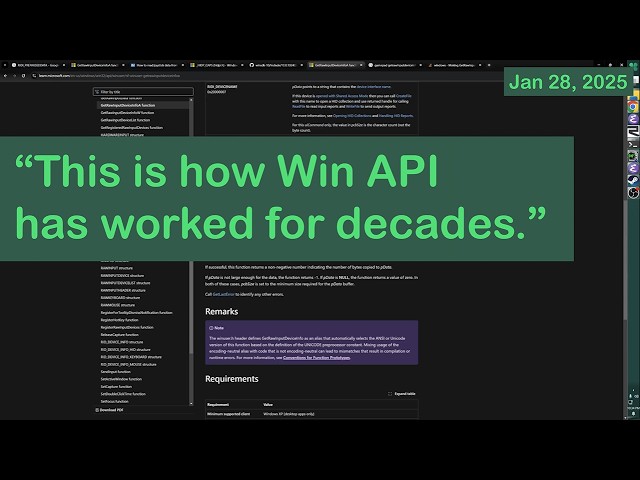 Jonathan Blow on two patterns every Windows programmer runs into