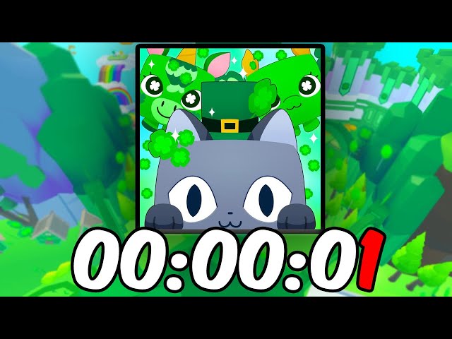 ⏰ Countdown 🌈🍀 HUGE ST PATRICK EVENT 🍀🌈 In Pet Simulator X! 🔴