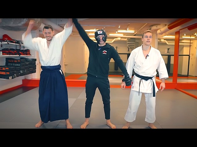 Karate vs. Aikido Tested Against 10 Real Attacks