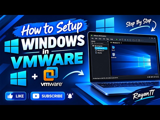How To Setup Windows 10 Pro in VMware Step by Step