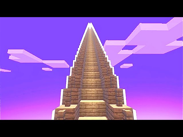 The LARGEST Staircase In Minecraft