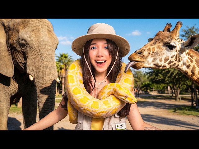 I SURVIVED A FULL DAY WITH WILD ANIMALS