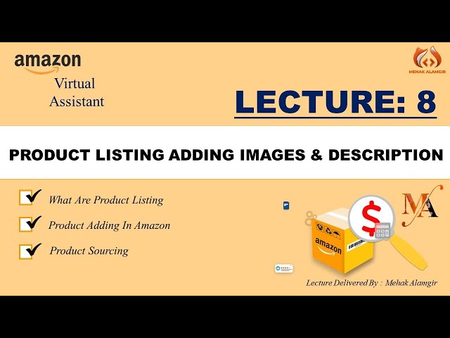 Product Listing in Amazon Virtual Assistant Free Training