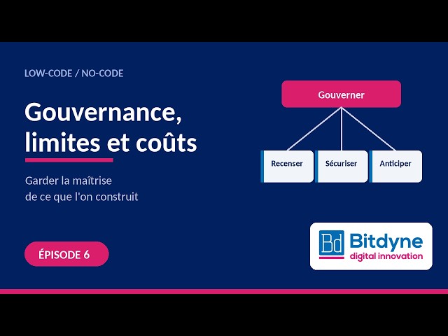 Low-code : gouvernance, limites et coûts réels
