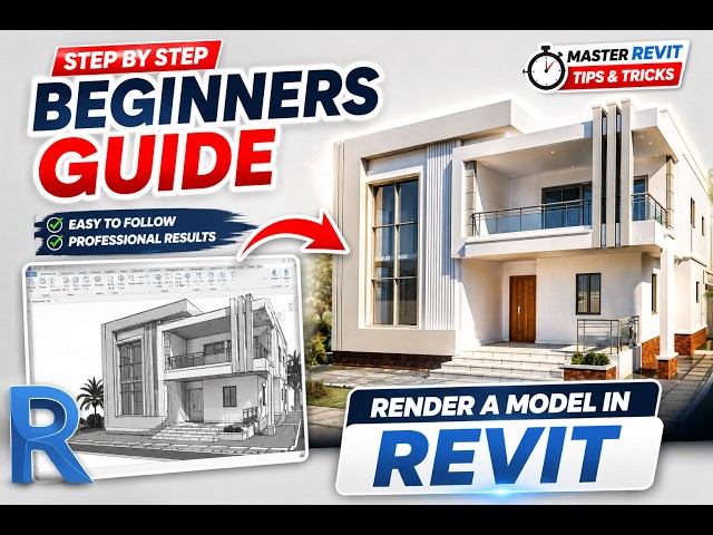 How to Render a Model in Revit | Step-by-Step Tutorial