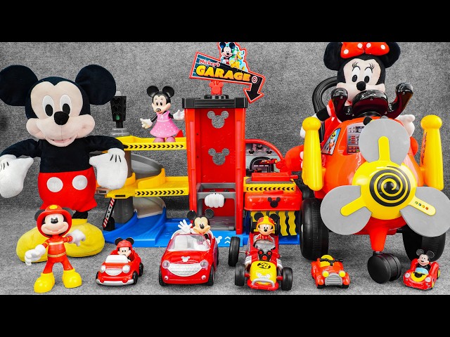 Satisfying with Unboxing Disney Mickey Mouse Garage Playset | Review Toys ASMR
