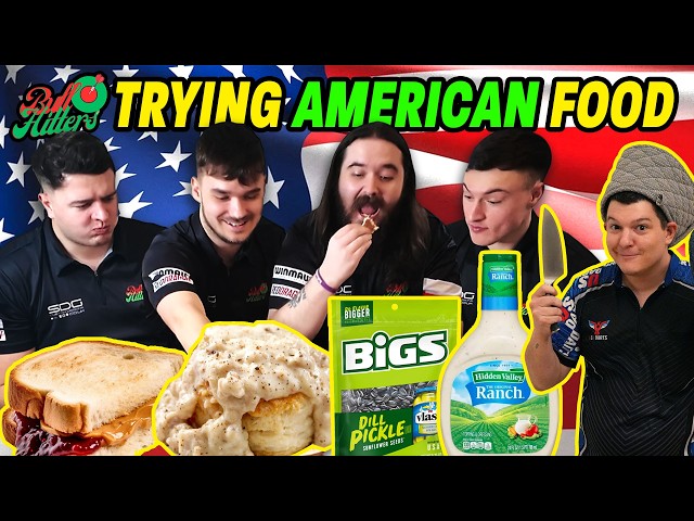 BRITS try AMERICAN FOOD for the FIRST time!