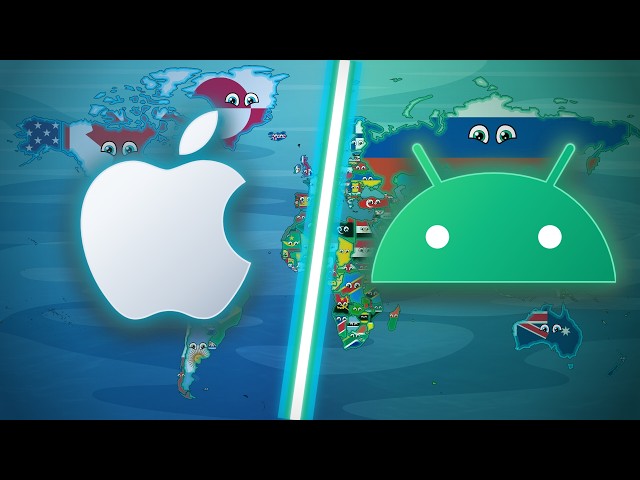 iPhone vs Android: Who Dominates EVERY Country? 📱🗺️