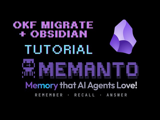 Own Your Agent's Memory: Export to Markdown, Visualize in Obsidian