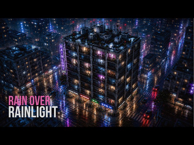 Rain Over Rainlight | Rainy Cyberpunk Ambience for Coding & Focus