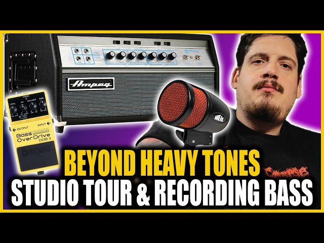 Getting HEAVY BASS Tones with Taylor Young at The Pit Recording STUDIO