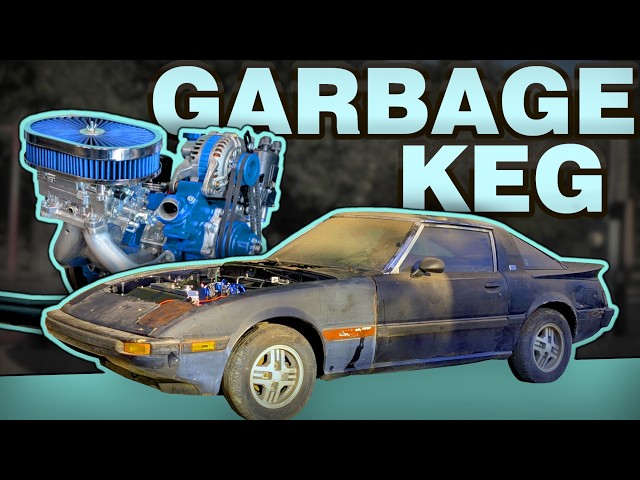 Building an Engine out of JUNK for my Crusty RX-7 - How to Build a Mazda Rotary