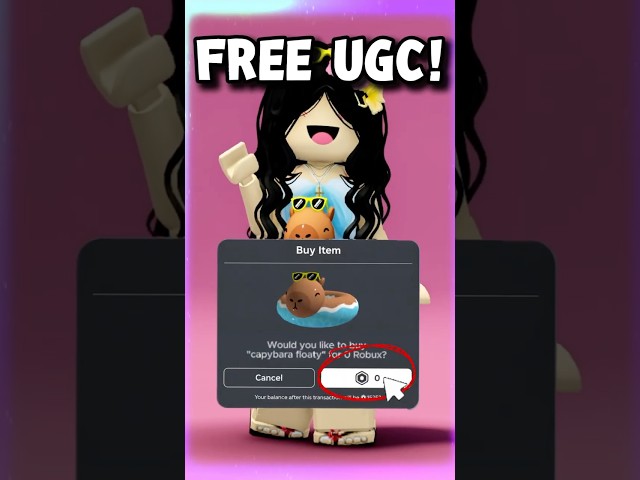 FREE CAPYBARA UGC IN ROBLOX 2026!
