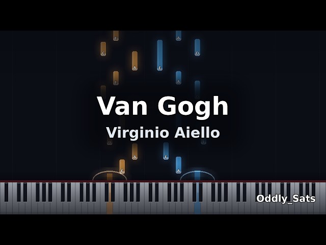 Van Gogh - Virginio Aiello | Piano Cover & Tutorial