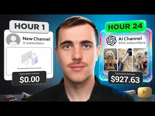 I BLEW UP a YouTube Channel in 24 Hours with AI