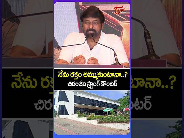 నా రెమ్యూనరేషన్ ముందు ఆ డబ్బెంత..? | Chiranjeevi Strong Counter | TeluguOne Cinema #Shorts