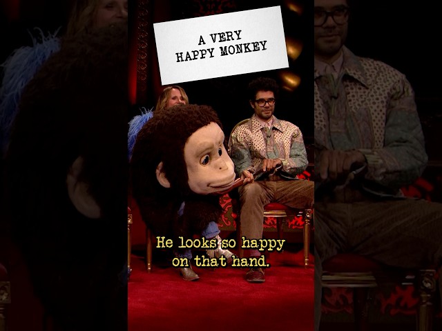Monkey likes hand. 🐵❤️🤚 #outtake #taskmaster
