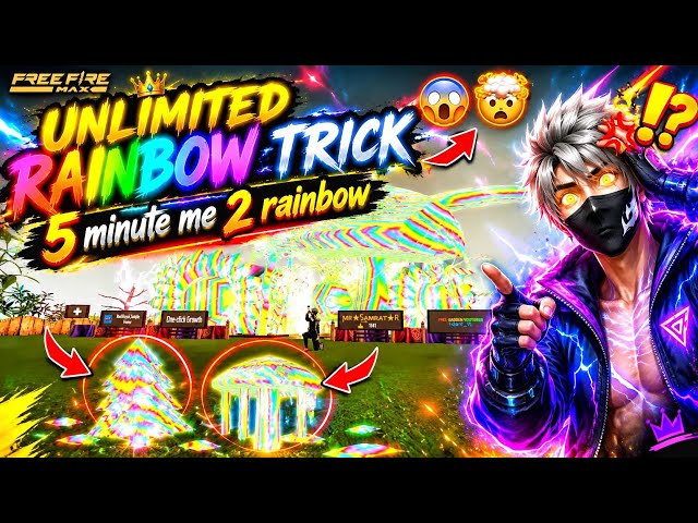 New Rainbow TRICK Free Garden 🏡😱 // free garden rainbow trick 🌈 100% Working || free garden 