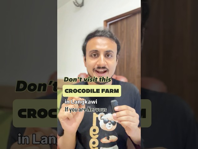 Things that happen only in Crocodile Farm Langkawi 🐊