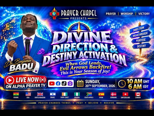 DIVINE DIRECTION & DESTINY ACTIVATION || Sunday, 20th September, 2026