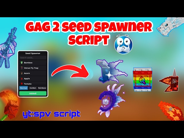 Gag2 🦄 Seed Spawner Script (Keyless) 🌙