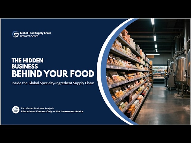 The Hidden Business Behind Your Favorite Foods | A $20/Share Opportunity?