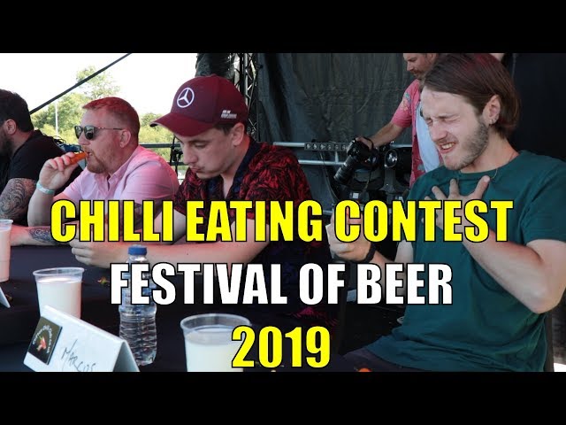Chili Eating Contest - Festival of Beer 2019