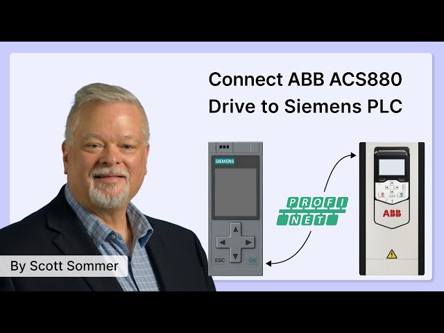 Connect ABB ACS880 to Siemens S7-1500 with PROFINET