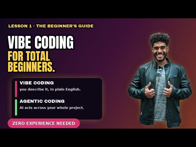 Vibe Coding for Beginners — Type a Sentence, Get a Real App