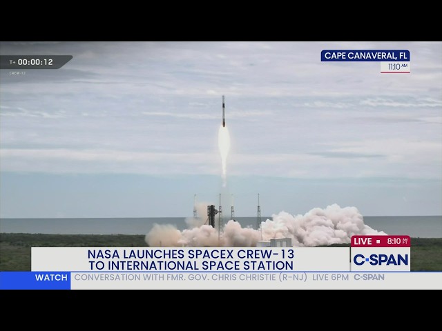 NASA SpaceX Crew-13 Launch