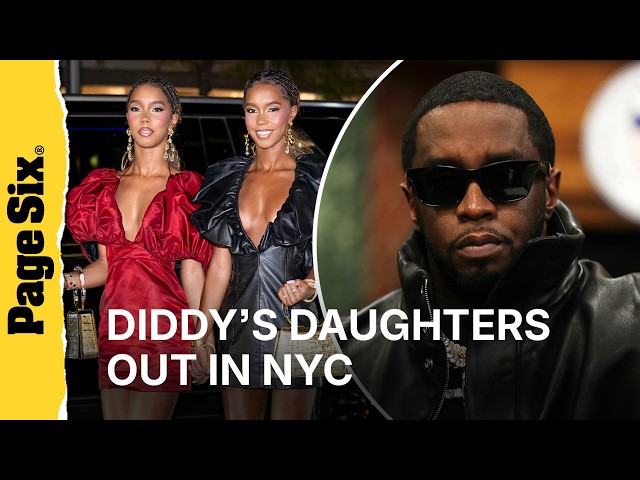 Sean 'Diddy' Combs' twin daughters rock minidresses at NYC fashion show as rapper remains in prison