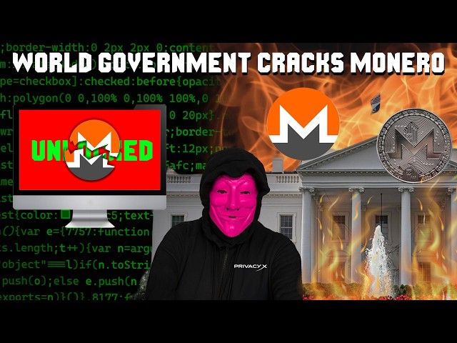 WORLD GOVERNMENT Cracking MONERO In 2026 / TOR PRIVACY BREACH